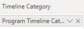 Timeline Category (req)